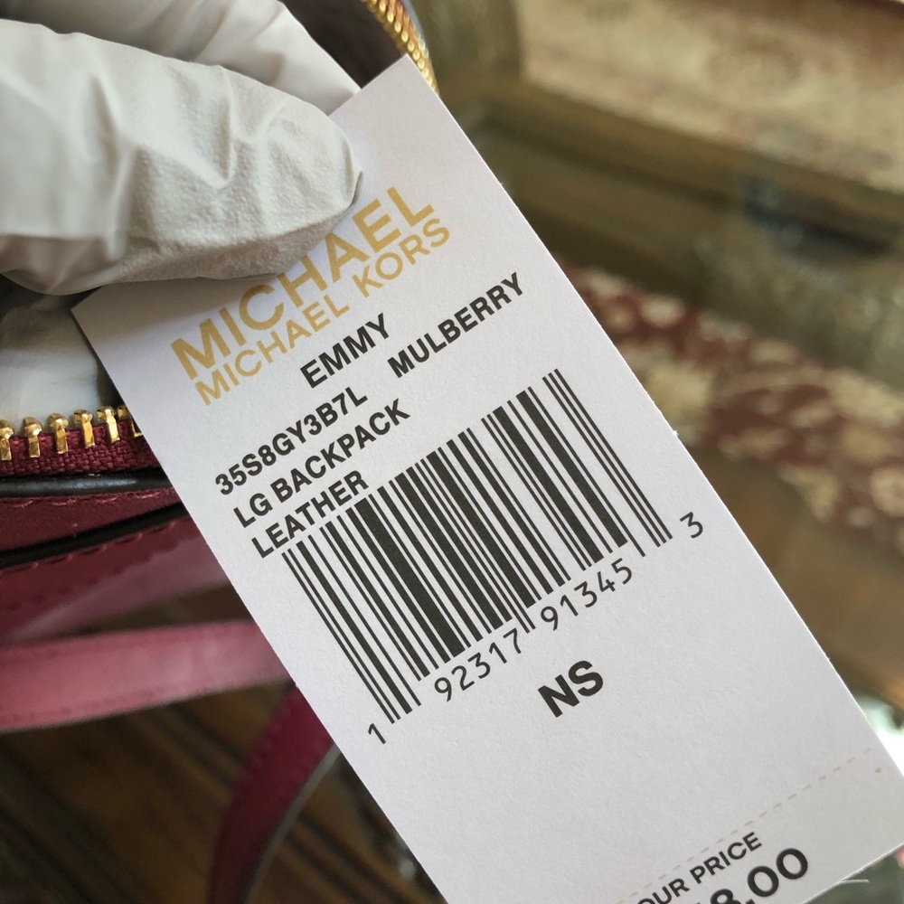 Michael kors large Emmy backpack&wallet&pom Pom - Picture 7 of 8